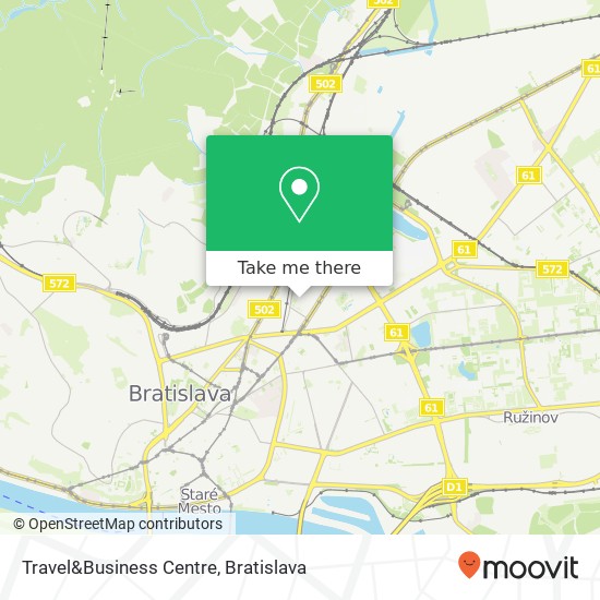 Travel&Business Centre mapa