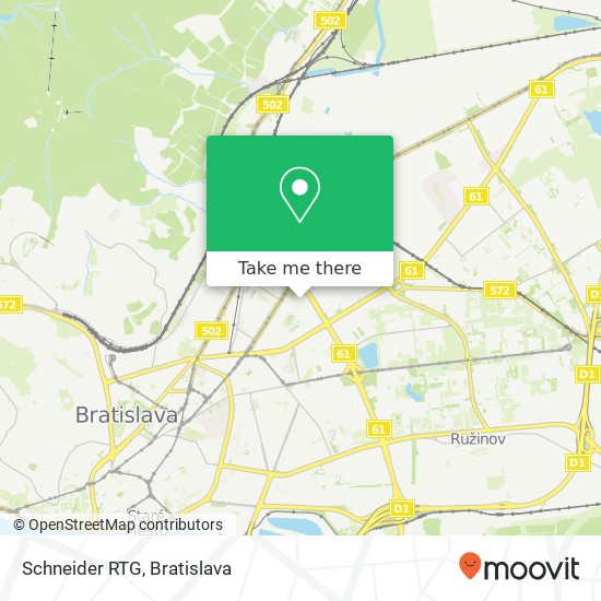 Schneider RTG mapa