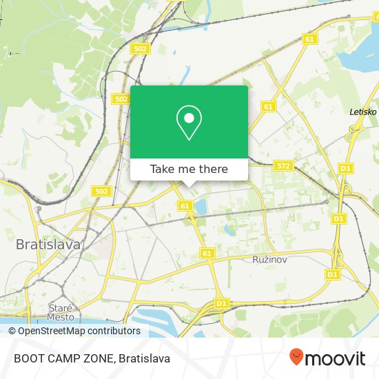 BOOT CAMP ZONE mapa