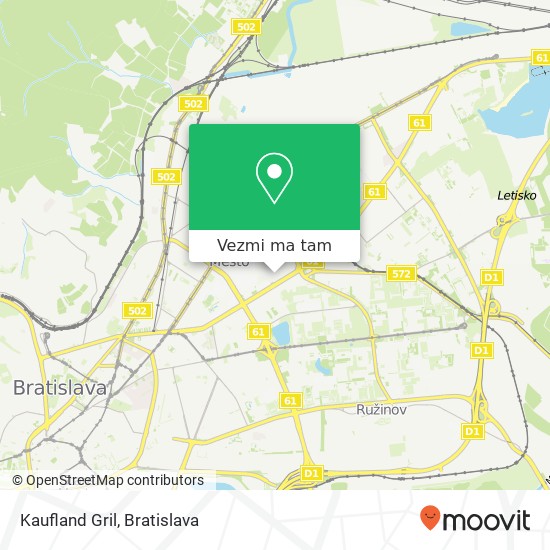 Kaufland Gril mapa