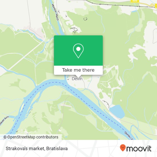 Strakova's market mapa