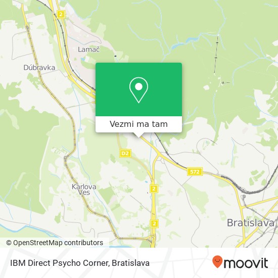 IBM Direct Psycho Corner mapa