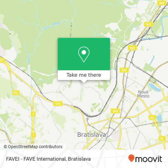 FAVEI - FAVE International mapa