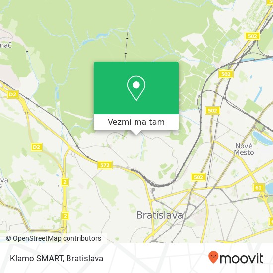 Klamo SMART mapa