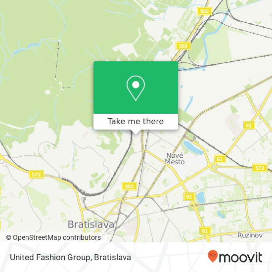 United Fashion Group mapa