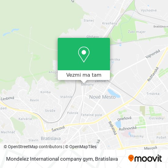 Mondelez International company gym mapa