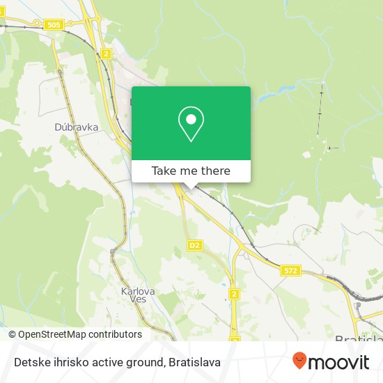 Detske ihrisko active ground mapa