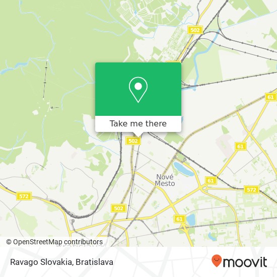 Ravago Slovakia mapa