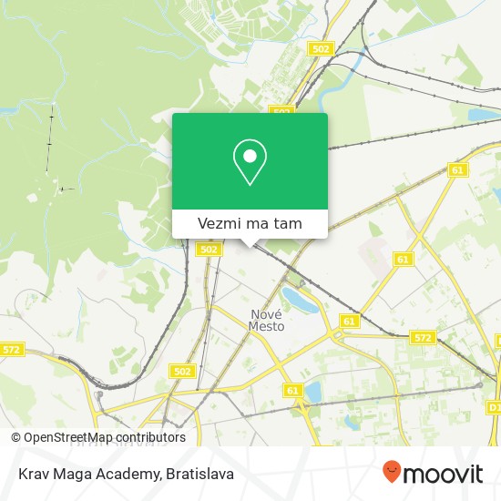 Krav Maga Academy mapa