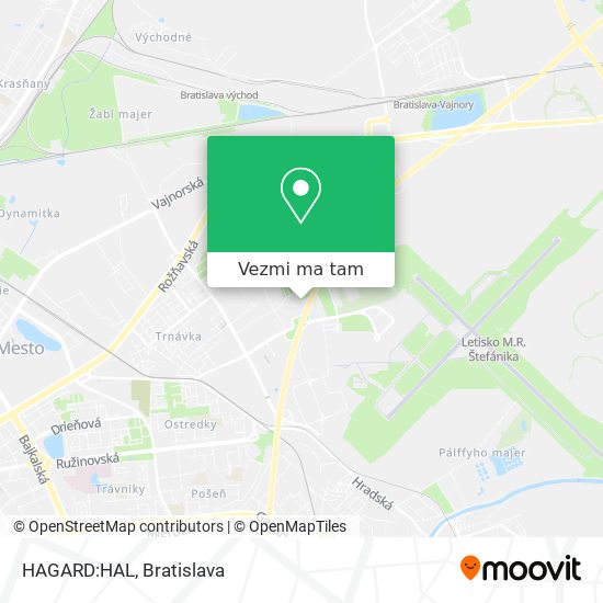 HAGARD:HAL mapa