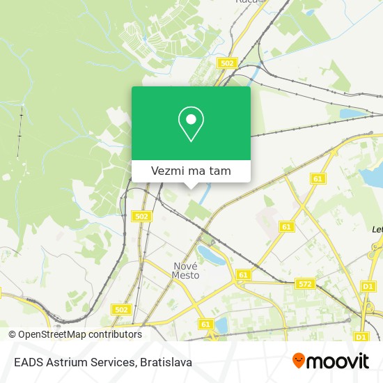 EADS Astrium Services mapa