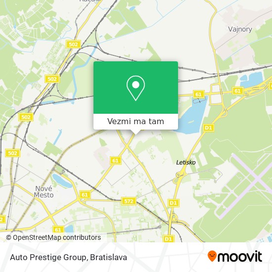 Auto Prestige Group mapa