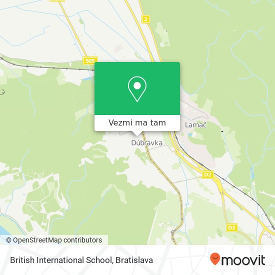 British International School mapa