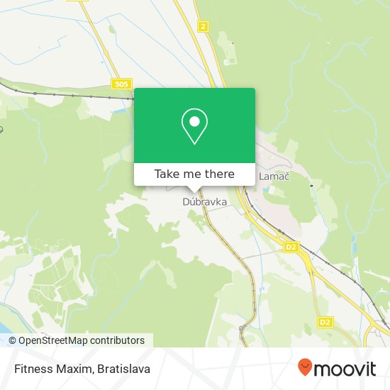 Fitness Maxim mapa
