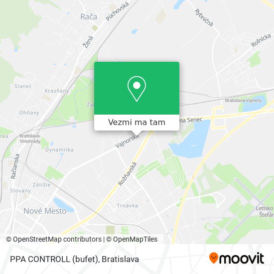 PPA CONTROLL (bufet) mapa