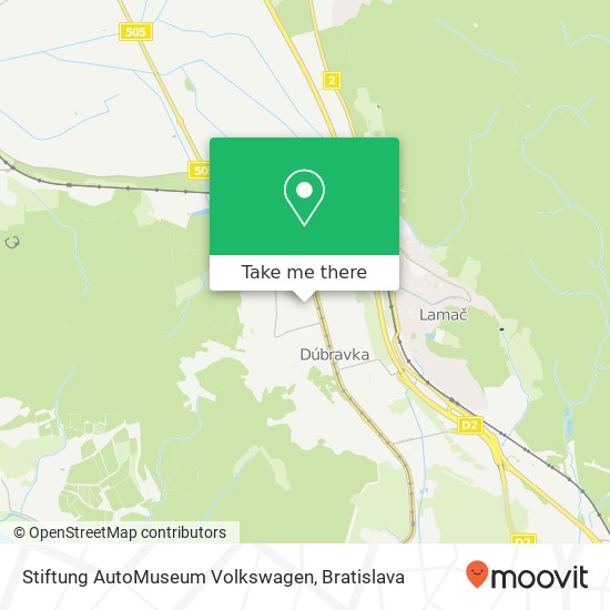 Stiftung AutoMuseum Volkswagen mapa