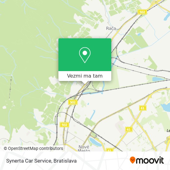 Synerta Car Service mapa