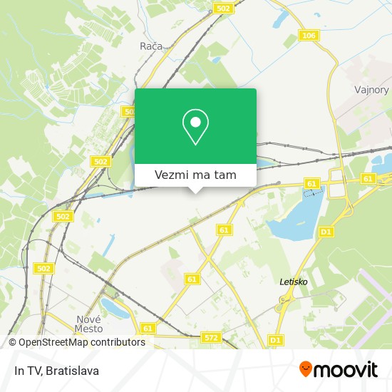 In TV mapa