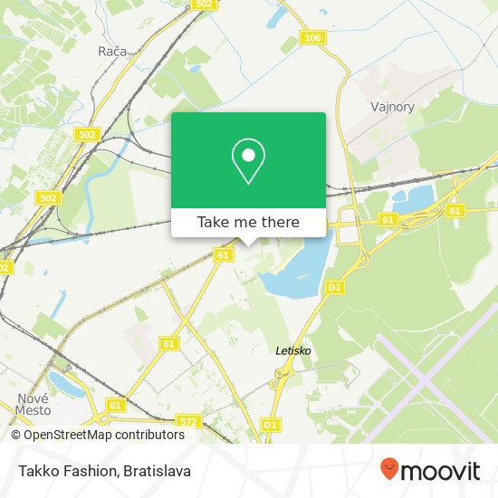 Takko Fashion mapa