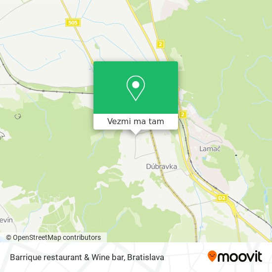 Barrique restaurant & Wine bar mapa