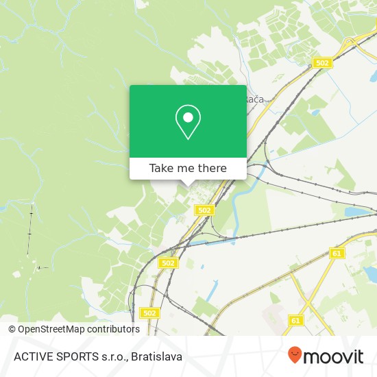 ACTIVE SPORTS s.r.o. mapa