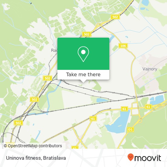 Uninova fitness mapa