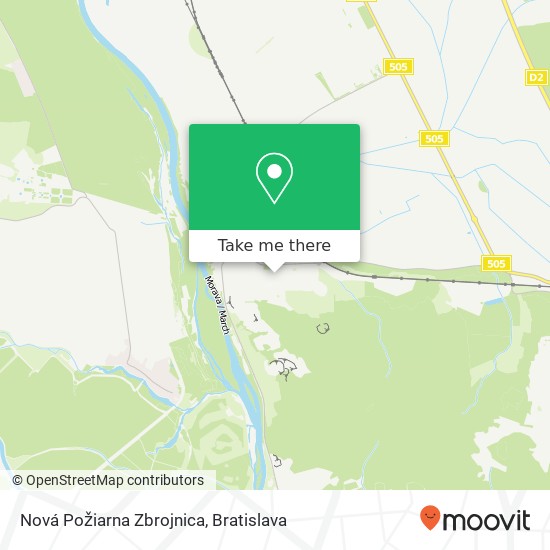 Nová Požiarna Zbrojnica mapa