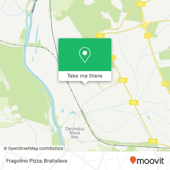 Fragolino Pizza mapa