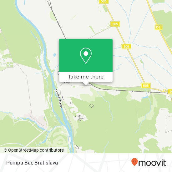 Pumpa Bar mapa
