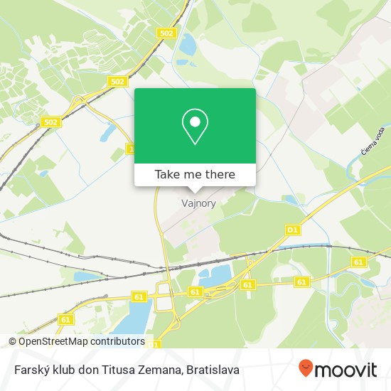 Farský klub don Titusa Zemana mapa