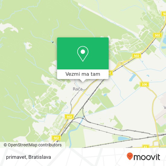 primavet mapa