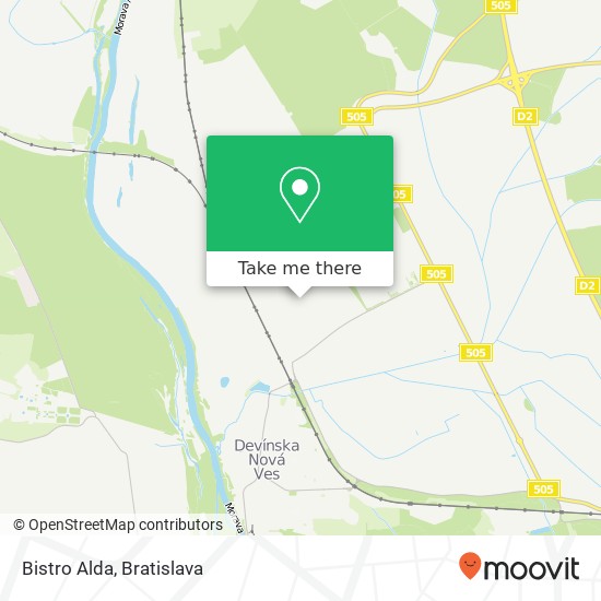 Bistro Alda mapa