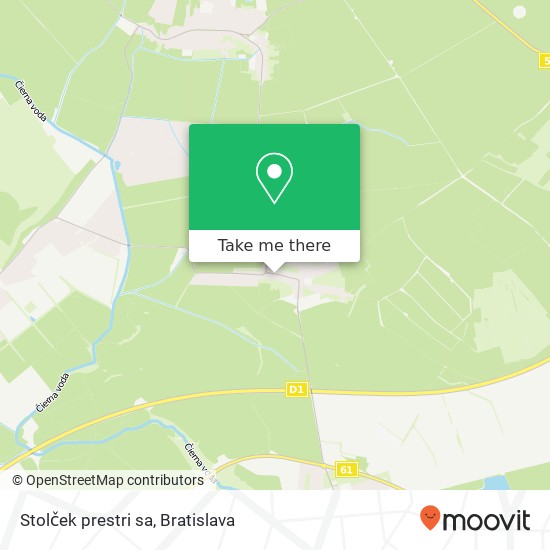 Stolček prestri sa mapa