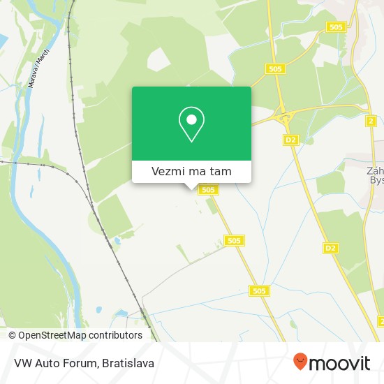 VW Auto Forum mapa