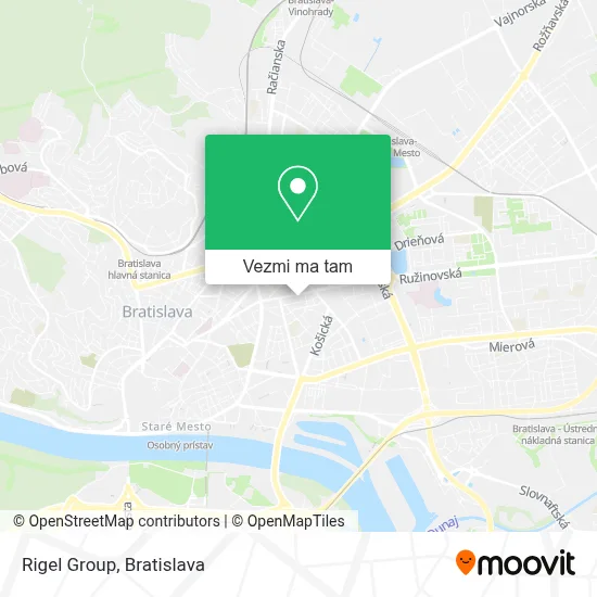 Rigel Group mapa
