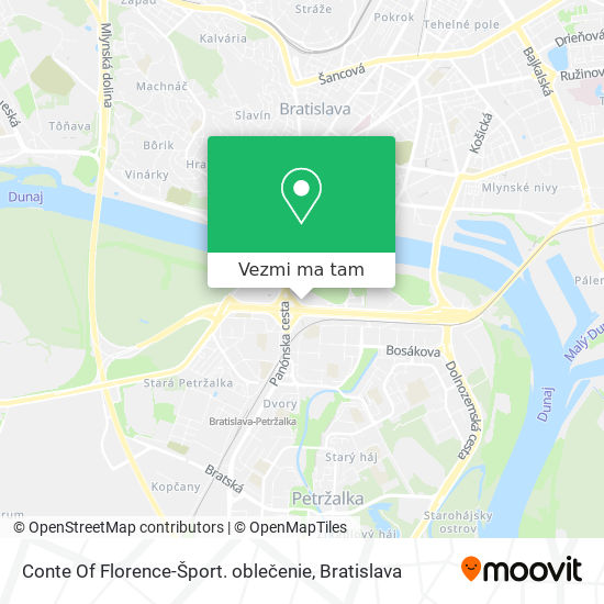Conte Of Florence-Šport. oblečenie mapa