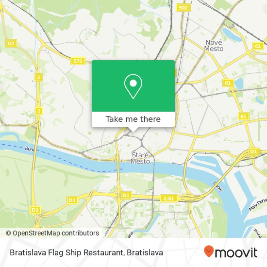 Bratislava Flag Ship Restaurant mapa