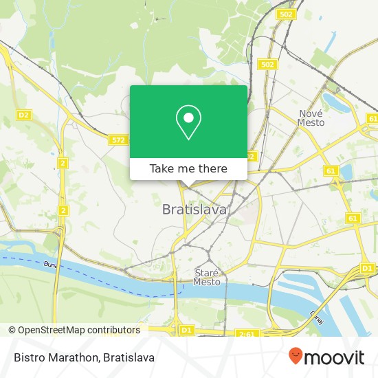 Bistro Marathon mapa