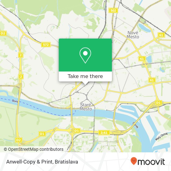 Anwell-Copy & Print mapa