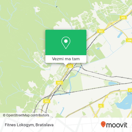 Fitnes Lokogym mapa