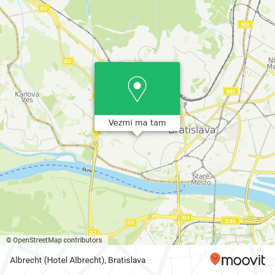 Albrecht (Hotel Albrecht) mapa