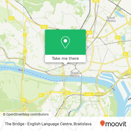 The Bridge - English Language Centre mapa