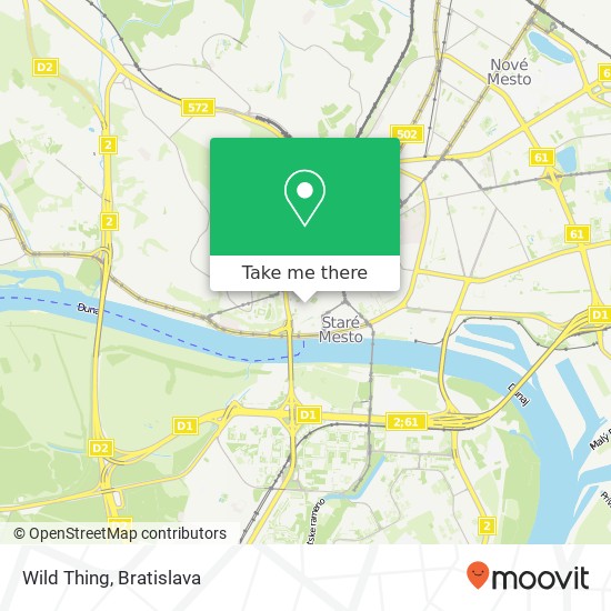 Wild Thing mapa