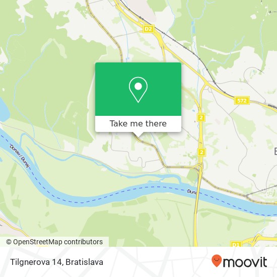 Tilgnerova 14 mapa