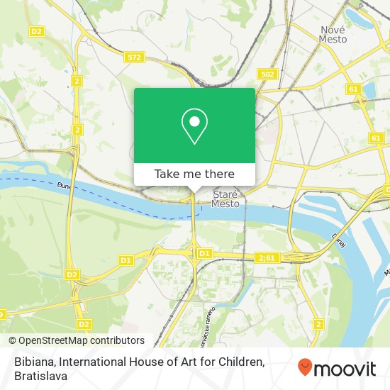 Bibiana, International House of Art for Children mapa