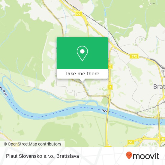 Plaut Slovensko s.r.o. mapa