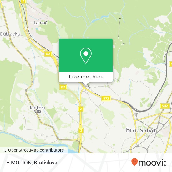 E-MOTION mapa