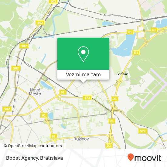 Boost Agency mapa