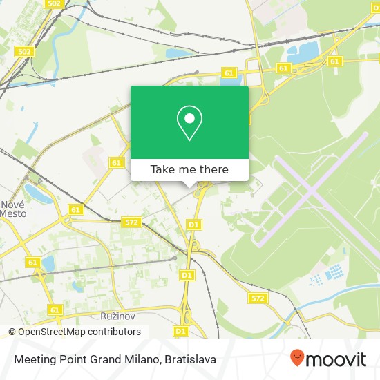 Meeting Point Grand Milano mapa