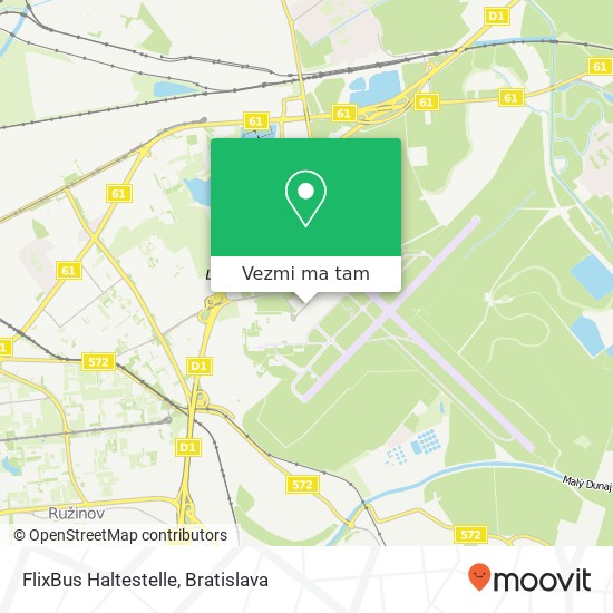 FlixBus Haltestelle mapa